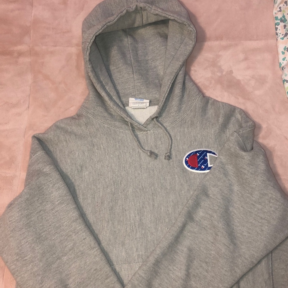 Grey Women’s Champion Hoodie